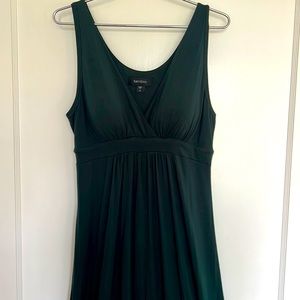 Karen Kane V-Neck Maxi Dress in bottle green
